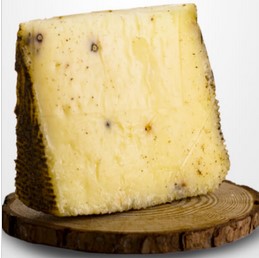 formaggio semi stagionato pepe